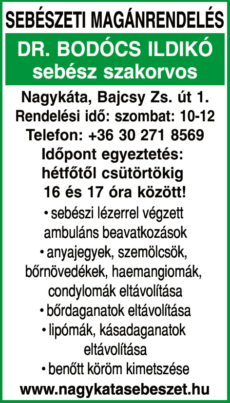 sebész Nagykáta
