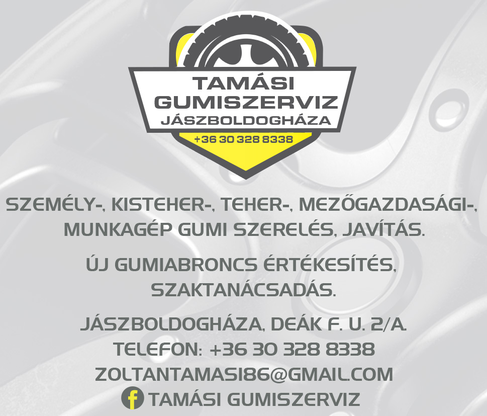 gumiszerviz Tápiógyörgye