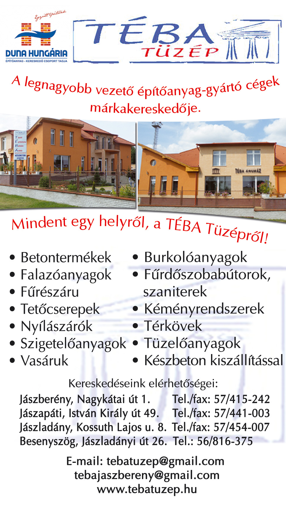 Tüzép Jászberény